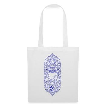 Spiritualität Meditation Heilige Lotusblume - Stoffbeutel - Weiß - Vorne