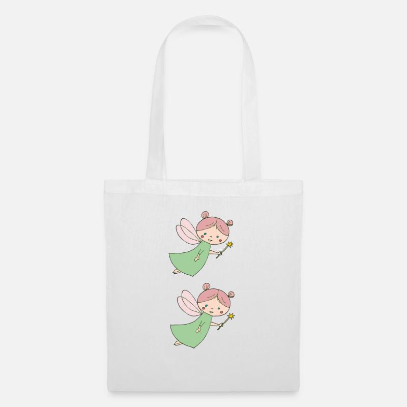 Fee double - Tote Bag - white