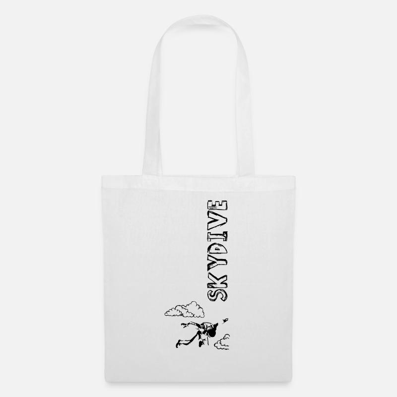 Skydive Sketchbook - Tote Bag - white