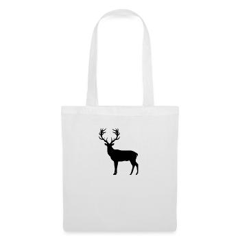 Black Deer - Stoffbeutel - Weiß - Vorne