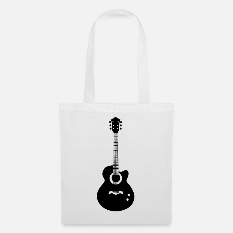 Guitar - Tote Bag - white
