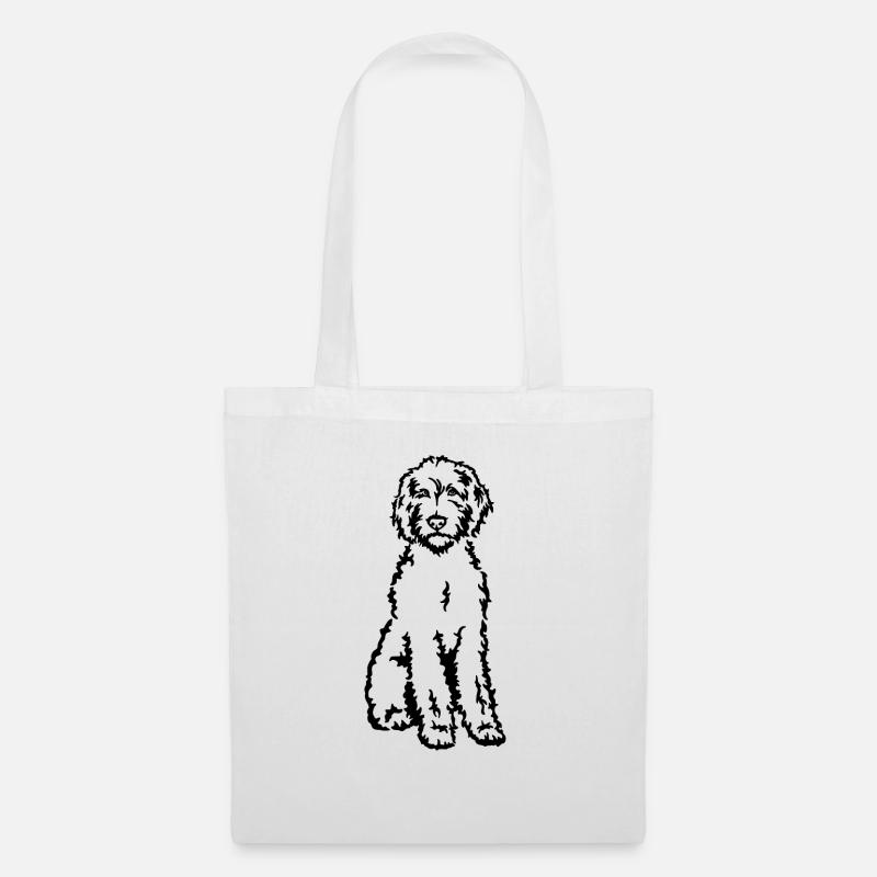 Labradoodle - Stoffbeutel - Weiß