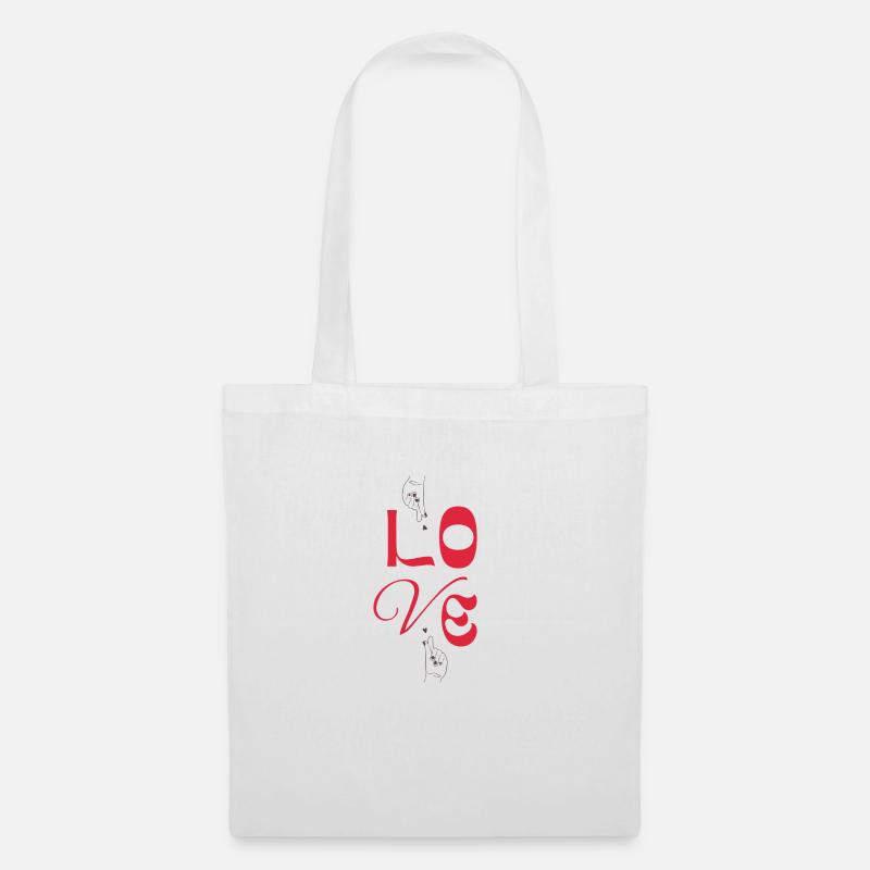LoveDesign - Stoffbeutel - Weiß