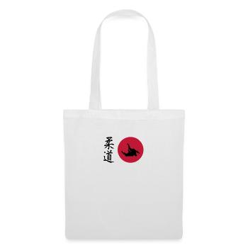 Judo - Judoka - Sac en tissu - blanc - Devant