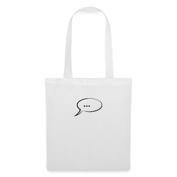speech bubble - Tote Bag - white - Front
