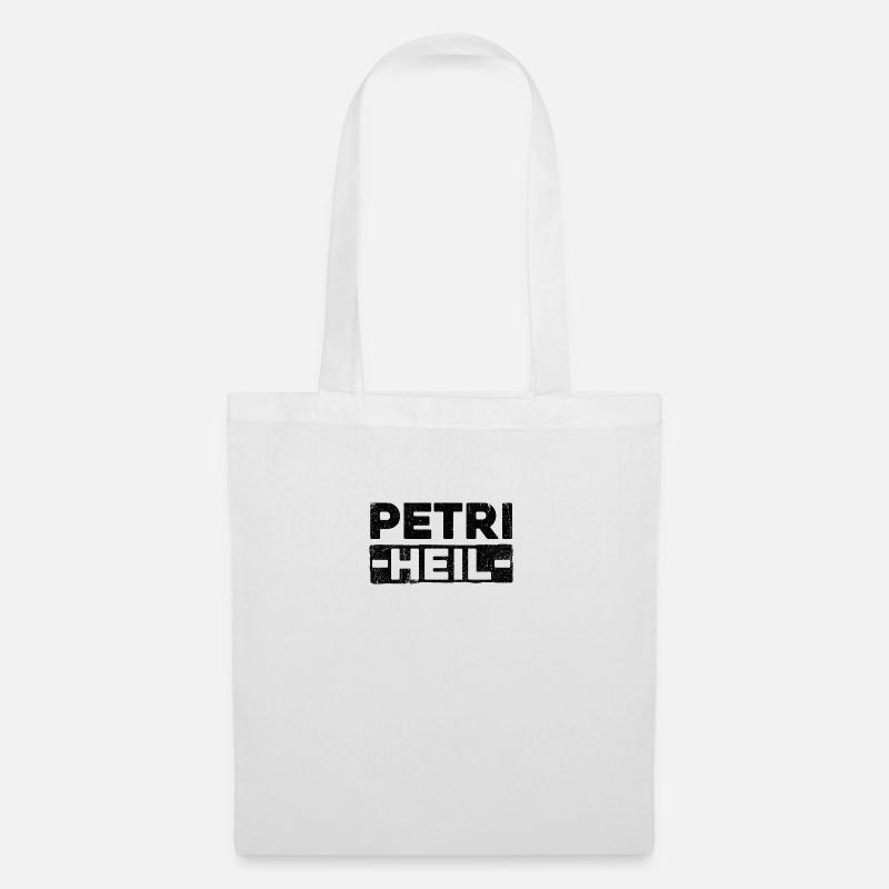 Petri Heil - Stoffbeutel - Weiß