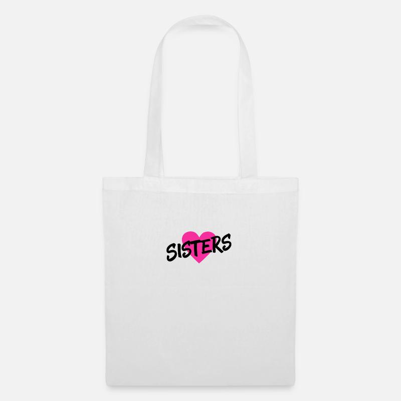 SISTERS - Stoffbeutel - Weiß