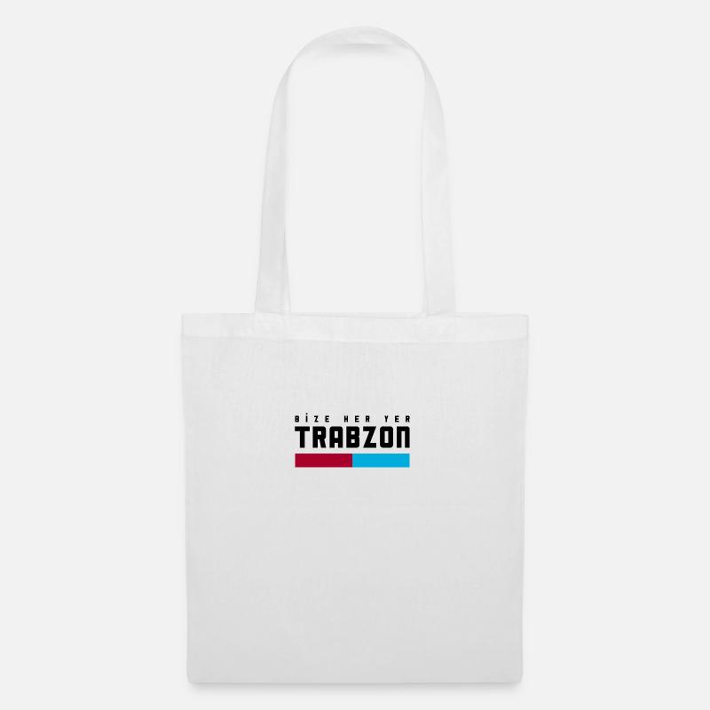 Bize her yer Trabzon - Stoffbeutel - Weiß