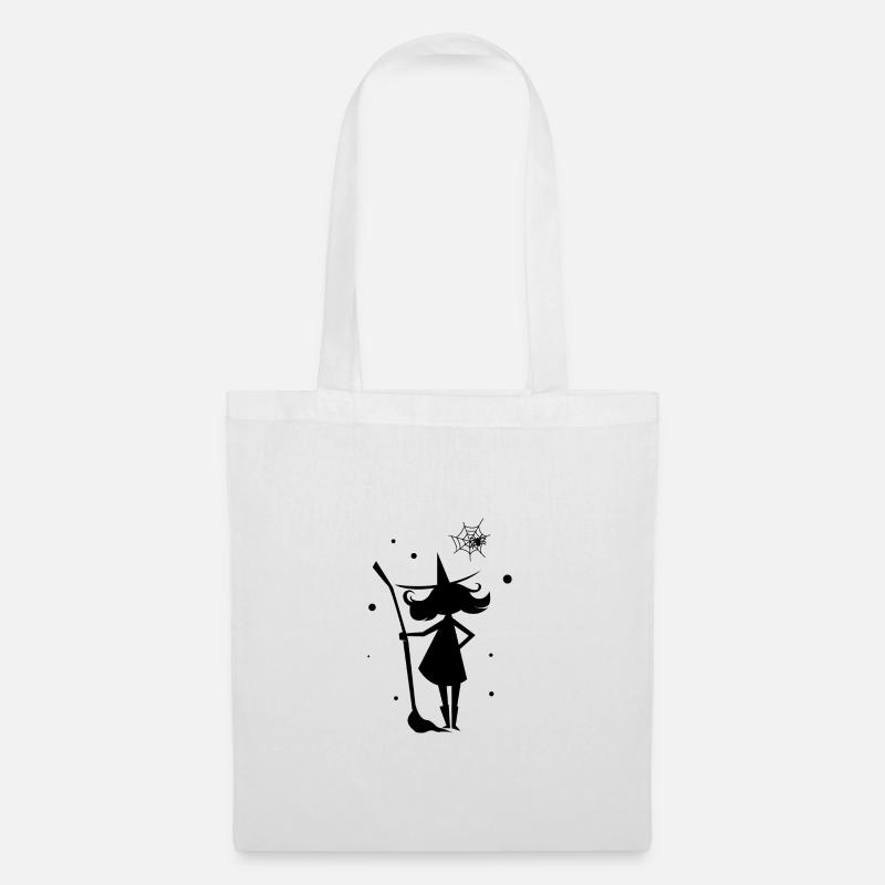 Witch Spell Witch's Broom Magic - Tote Bag - white