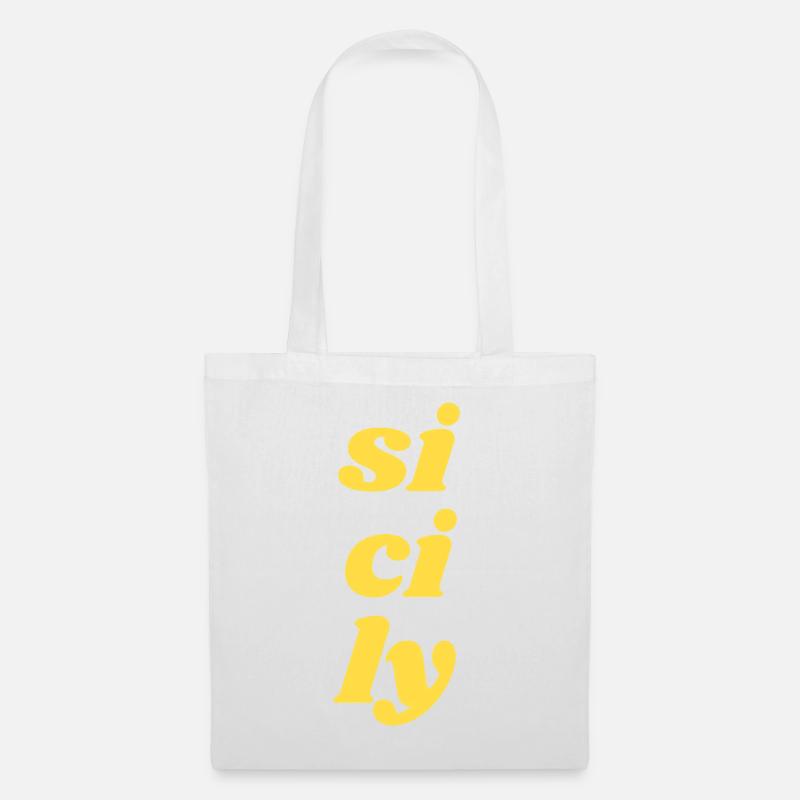 si ci ly - Stoffbeutel - Weiß