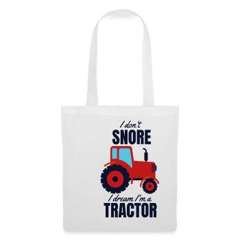 tractor - Tote Bag - white - Front