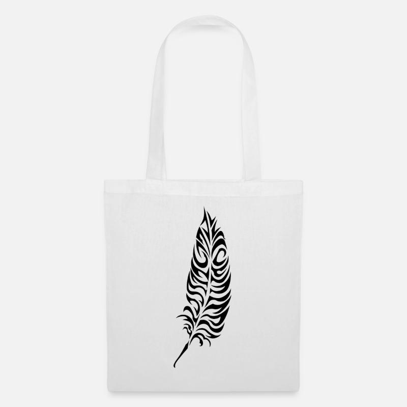 Feather-2 - Tote Bag - white