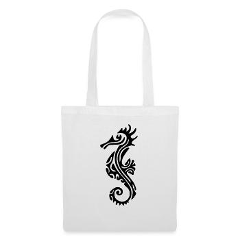 TAHITIAN SEA HORSE (tribal collection) - Tote Bag - white - Front