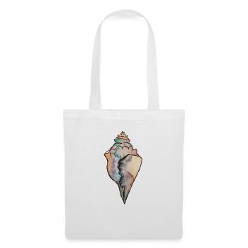 coquillage - Sac en tissu - blanc - Devant