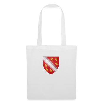 Blason de l'Alsace - Sac en tissu - blanc - Devant