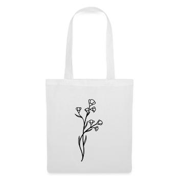 simple wildflower - Tote Bag - white - Front