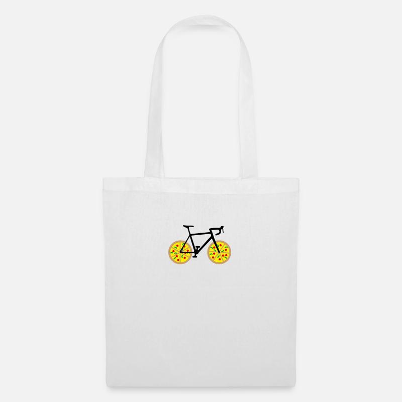 Pizzabike - Stoffbeutel - Weiß