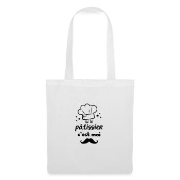 le patissier - Sac en tissu - blanc - Devant