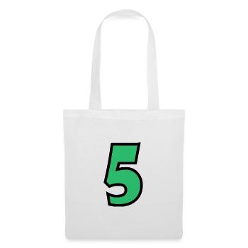 5. JUBILÄUM. 5 JAHRE. 5. JUBILÄUM - Stoffbeutel - Weiß - Vorne