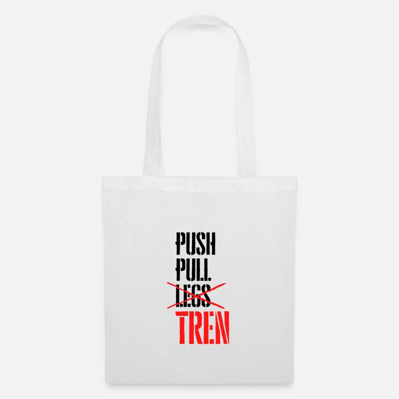 Push Pull Tren - Tote Bag - white
