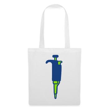 Labor Pipette Wissenschaft Icon - Stoffbeutel - Weiß - Vorne