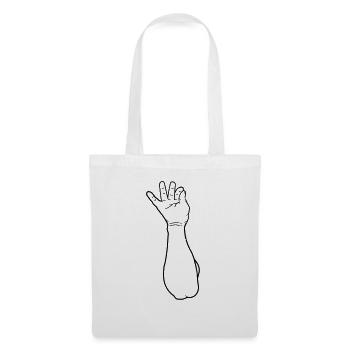 Fingers scatter salt - Tote Bag - white - Front