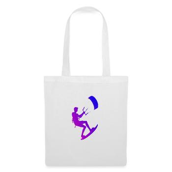 Kiting Kitesurfer Kite Kitesurf Kitesurfing - Tote Bag - white - Front