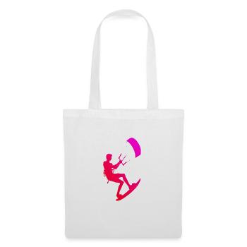 Kite Kitesurfing Kitesurfing Women's Kiting Kitesurf - Tote Bag - white - Front
