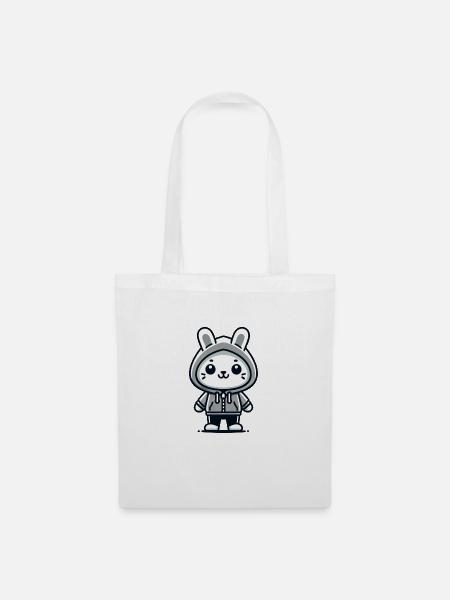 Playful Bunny - Confident and Cool - Stoffbeutel - Weiß