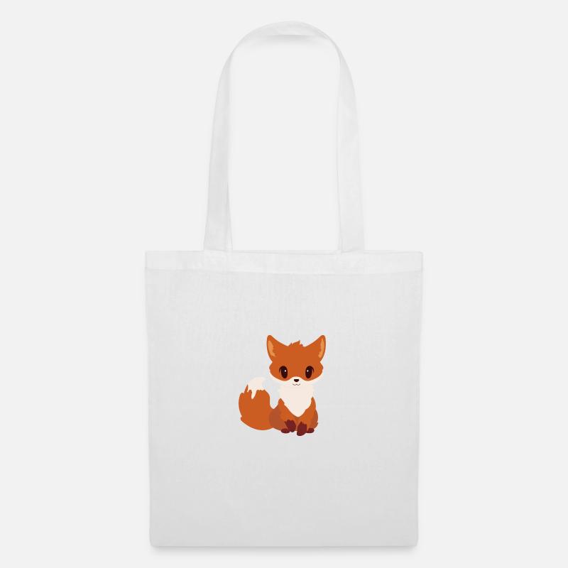 Süßer Fuchs - Stoffbeutel - Weiß