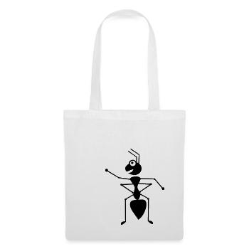 Ameise, Ameisen, Ant, insekt, Wald, Wiese, - Stoffbeutel - Weiß - Vorne