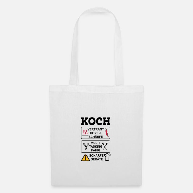 Koch - Stoffbeutel - Weiß