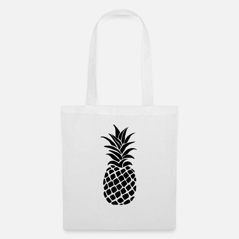 pineapple - Tote Bag - white