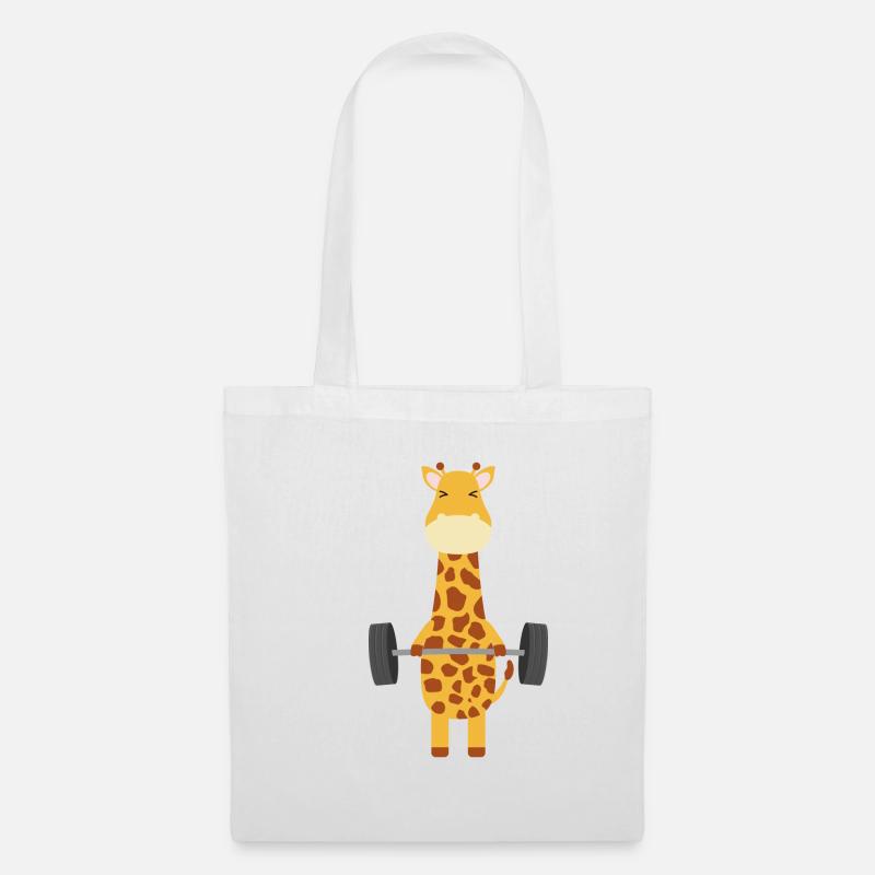 Giraffe - Stoffbeutel - Weiß