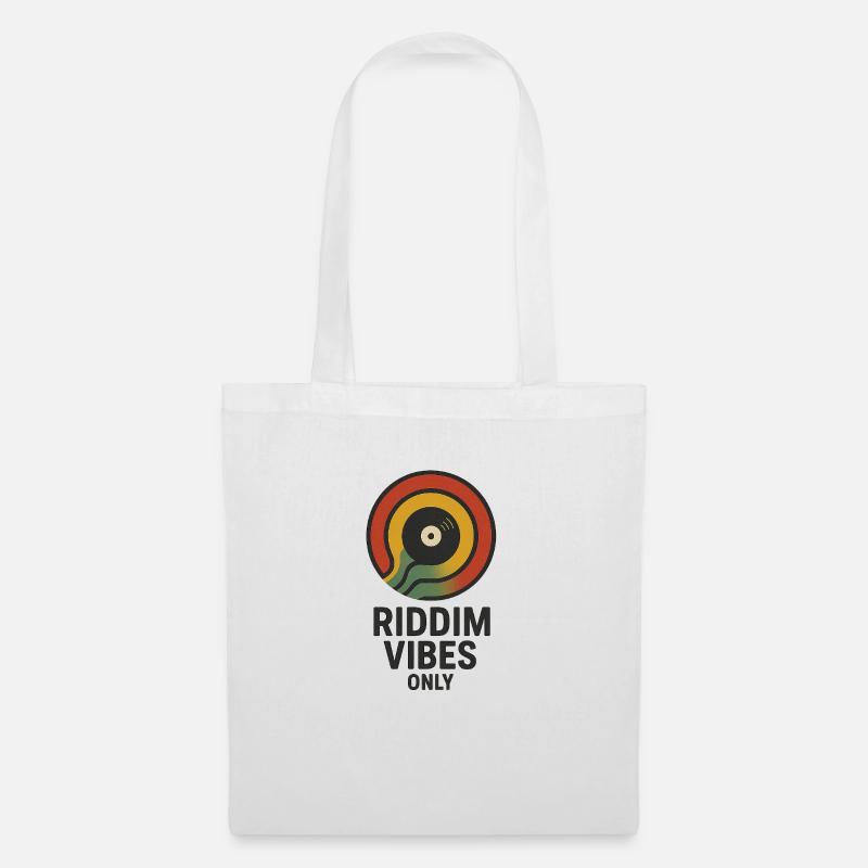 Riddim Vibes Only - Stoffbeutel - Weiß