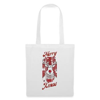 Rudi le Ren 3 - Sac en tissu - blanc - Devant