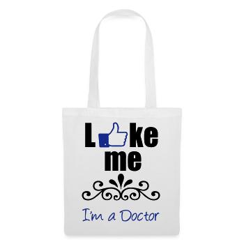 Like the Doctor Docteur Médical cadeau - Sac en tissu - blanc - Devant