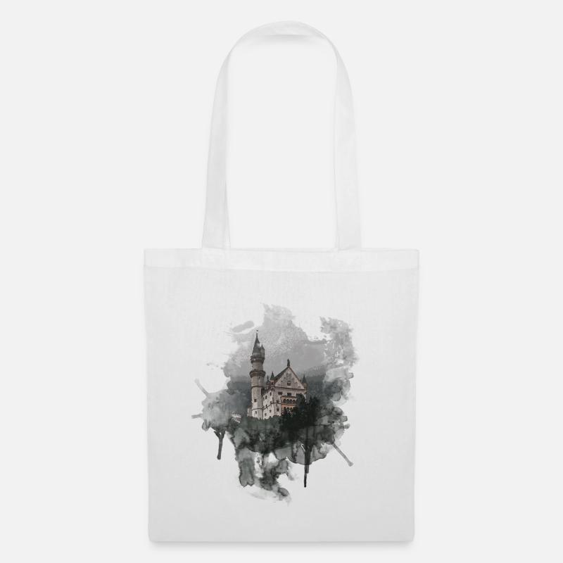 MOODY CASTLE - Stoffbeutel - Weiß