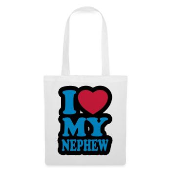 I love my nephew - Tote Bag - white - Front