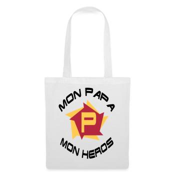 Mon papa mon héros - Tote Bag - white - Front