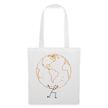 EARTH02 - Stoffbeutel - Weiß - Vorne
