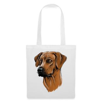 Rhodesian Ridgeback - Sac en tissu - blanc - Devant