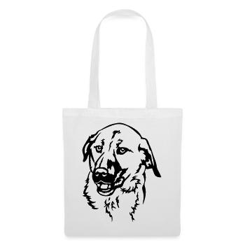 Kangal Kopf - Stoffbeutel - Weiß - Vorne