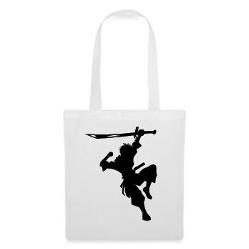 kung fu fighter - Stoffbeutel - Weiß - Vorne