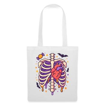 Anatomy Gothic Thoracic Cage - Sac en tissu - blanc - Devant