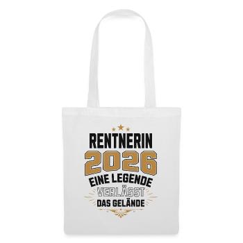 Pensioner 2026 Pension Pensioner Legend Retirement - Tote Bag - white - Front