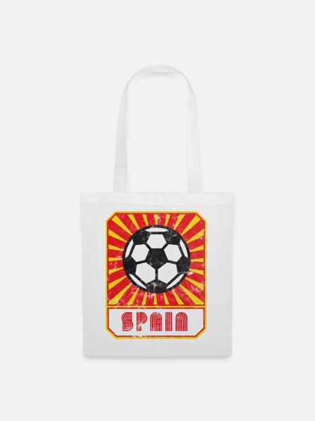 Spain Fussball - Stoffbeutel - Weiß
