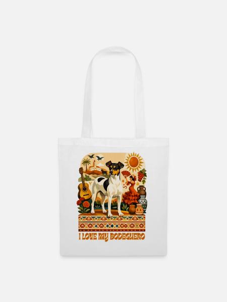 Andalucia Folk Style  - Stoffbeutel - Weiß