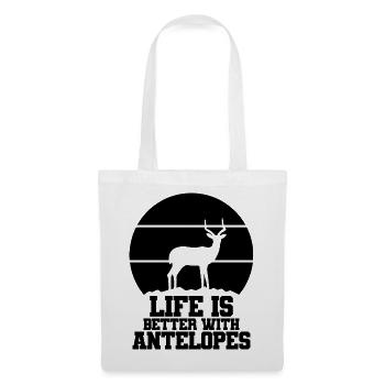Antelope Humor Saying - Tote Bag - white - Front