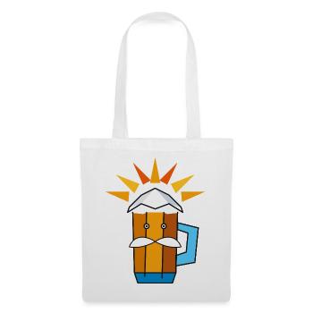Happy BEER - Stoffbeutel - Weiß - Vorne